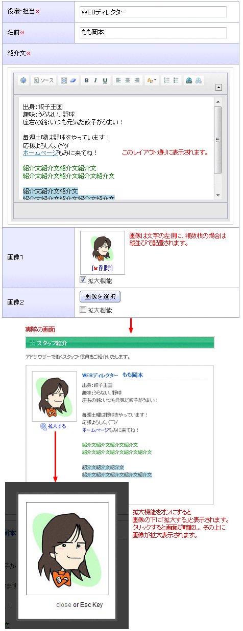 詳細内容を入力する